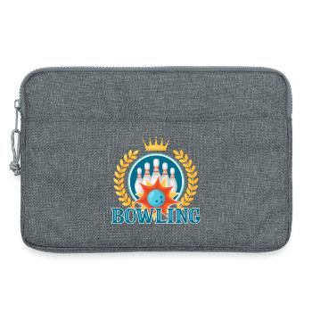 Royal Crown Bowling - Laptoptasche 13" - Grau meliert - Vorne