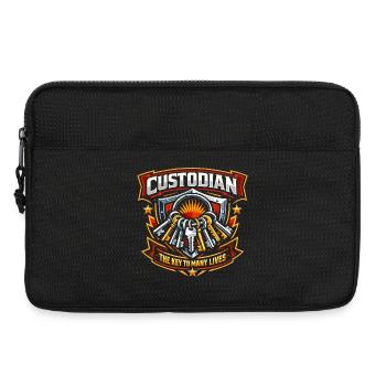 Hausmeister – Der Schlüssel zu vielen Leben (Lusti - Laptoptasche 13" - Schwarz - Vorne