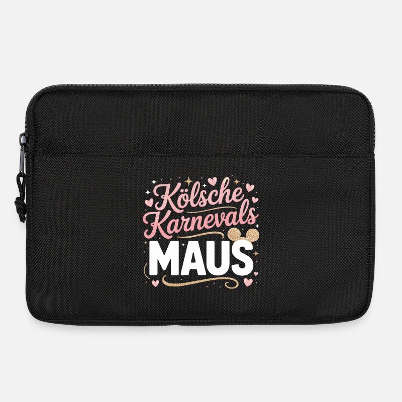 Kölsche Karnevalsmaus Karneval Köln Kölner Maus - Laptoptasche 13" - Schwarz