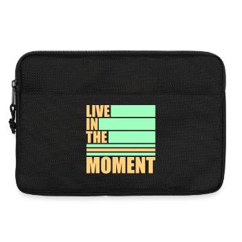 Vivre dans l’instant Pleine conscience de la présence - Sacoche pour ordinateur portable 13 pouces - noir - Devant