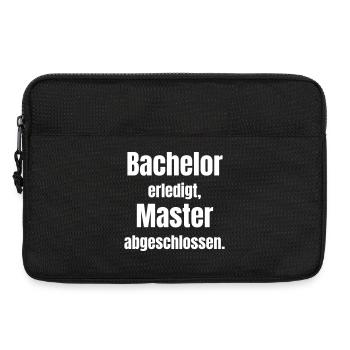 Bachelor oder Master Abschluss - Laptoptasche 13" - Schwarz - Vorne