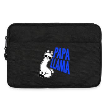 Papa Lama Cool Sonnenbrille Sitzend Lustig Tier - Laptoptasche 13" - Schwarz - Vorne