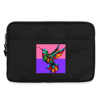 Kolibri - Laptoptasche 13" - Schwarz - Vorne