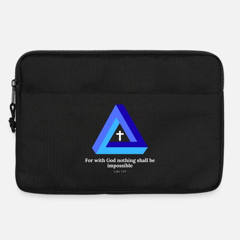 For with God, nothing shall be impossible. Hatch - Laptop bag 13" - black