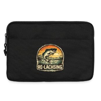 Pêche Cadeau Pêcheur Pêcheur Papa Re Salmon - Sacoche pour ordinateur portable 13 pouces - noir - Devant