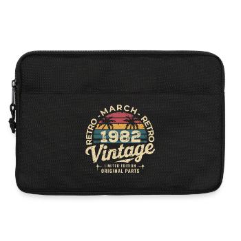 Born in March 1982 edition 1982 Vintage March 1982 - Laptop bag 13" - black - Front