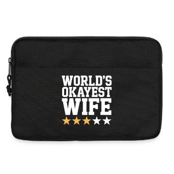 La femme la plus correcte du monde - Sacoche pour ordinateur portable 13 pouces - noir - Devant