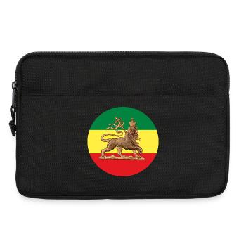 Lion of Judah Rasta Reggae Roots Jah Rastafari - Laptop bag 13" - black - Front