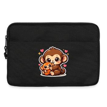 Punch the Monkey Japan - Laptop bag 13" - black - Front