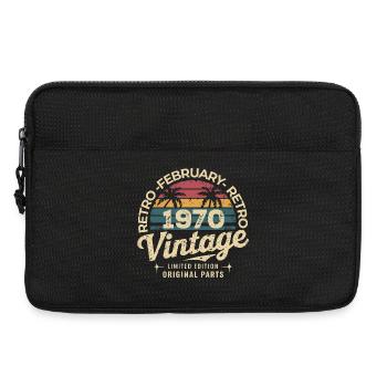 Februar 1970 | Großartig seit Februar 1970 - Laptoptasche 13" - Schwarz - Vorne