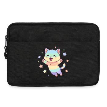 Joie Étoile Pastel Chat - Sacoche pour ordinateur portable 13 pouces - noir - Devant