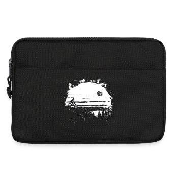 Cyclist Graphic - Laptop bag 13" - black - Front