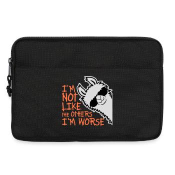 Lama Sonnenbrille Im Not Like The Others I'm Worse - Laptoptasche 13" - Schwarz - Vorne