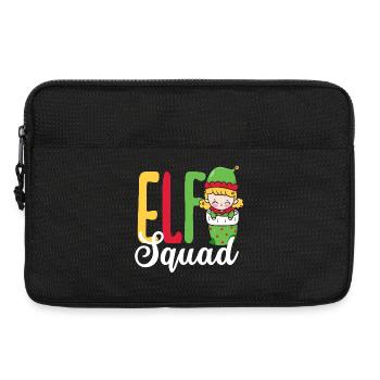 Elf Squad Cute Elf Girl Christmas - Laptop bag 13" - black - Front