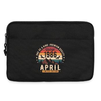Vintage-Jubiläum April 1986 April 1986 - Laptoptasche 13" - Schwarz - Vorne