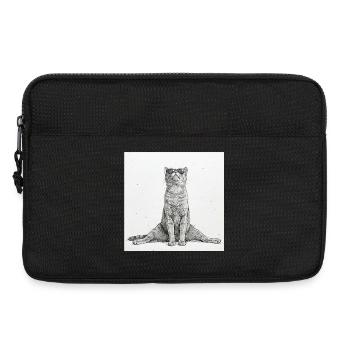 Séparations de yoga pour chats cool - Sacoche pour ordinateur portable 13 pouces - noir - Devant