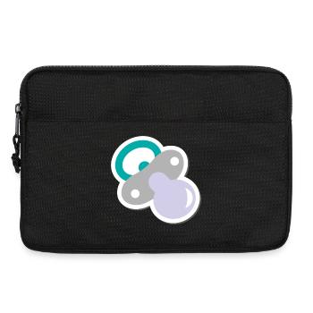 Pacifier - Laptop bag 13" - black - Front
