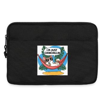 Chinchillin Hammock Tropical Chill - Laptoptasche 13" - Schwarz - Vorne