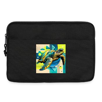 turtle - Laptop bag 13" - black - Front