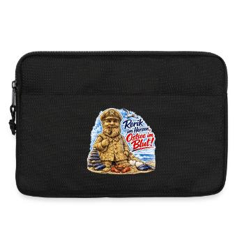 Rerik im Herzen, Ostsee im Blut! - Erik aus Rerik - Laptoptasche 13" - Schwarz - Vorne