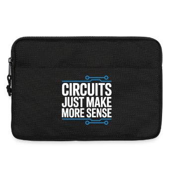 Schaltkreise Machen Technik Sinnvoller - Laptoptasche 13" - Schwarz - Vorne