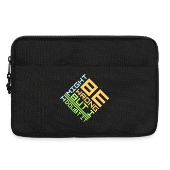I Might Be Wrong But I Doubt It Lustig Sarkastisch - Laptoptasche 13" - Schwarz - Vorne