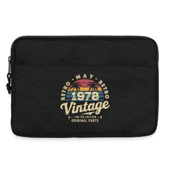 Vintage May 1978: The Authentic Myth May 1978 - Laptop bag 13" - black - Front