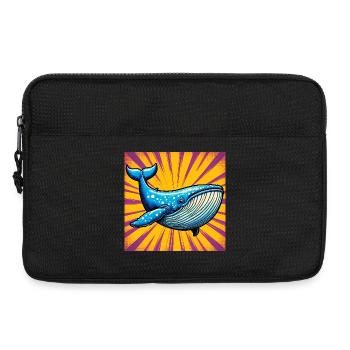 whale - Laptop bag 13" - black - Front