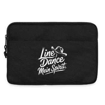 Line Dance My Spirit - Laptop bag 13" - black - Front