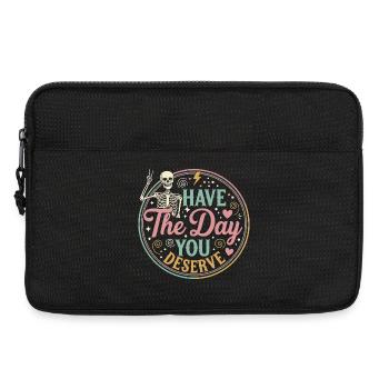 Day You Deserve - Laptop bag 13" - black - Front