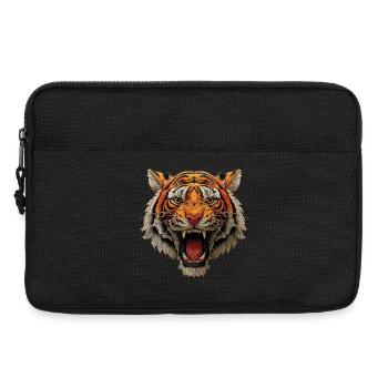 Rugissement de Tête de Tigre - Sacoche pour ordinateur portable 13 pouces - noir - Devant