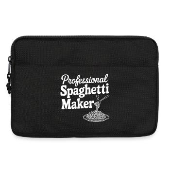 Professioneller Spaghetti-Hersteller - Laptoptasche 13" - Schwarz - Vorne