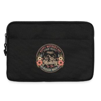 Cadeau Future Maman - Happy Mother's Day From Insi - Sacoche pour ordinateur portable 13 pouces - noir - Devant