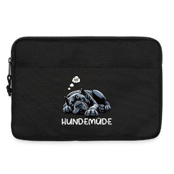 Hundemüde Cane Corso italienischer mastiff  - Laptoptasche 13" - Schwarz - Vorne