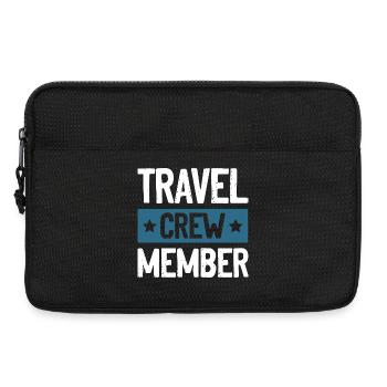 Équipe de voyage - Sacoche pour ordinateur portable 13 pouces - noir - Devant