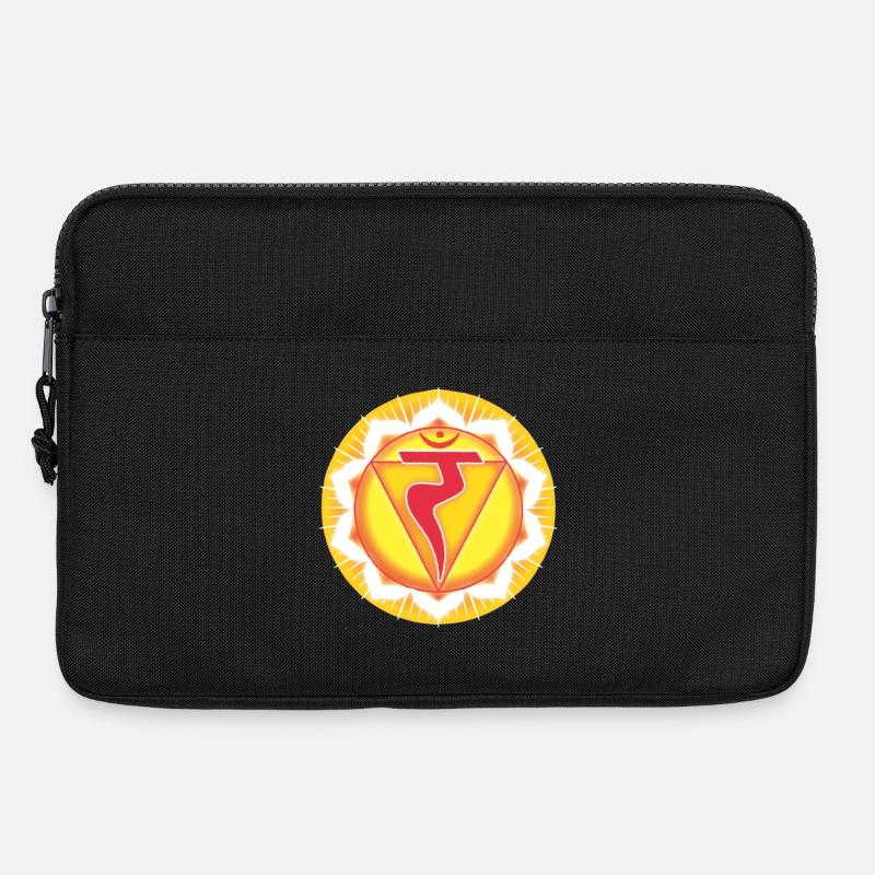 Nabelchakra Manipura - Laptoptasche 13" - Schwarz