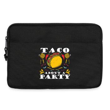 Tacos à propos d’une fête Tacos - Sacoche pour ordinateur portable 13 pouces - noir - Devant