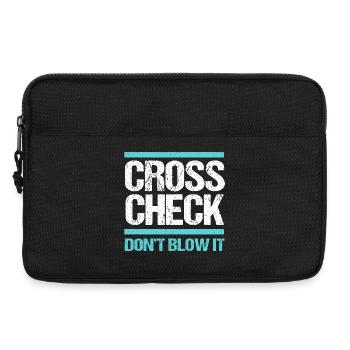 Flugbegleiter Stewardess - Laptoptasche 13" - Schwarz - Vorne
