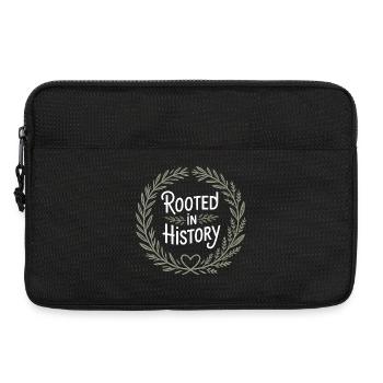 Rooted in History Laurel Emblem - Laptop bag 13" - black - Front