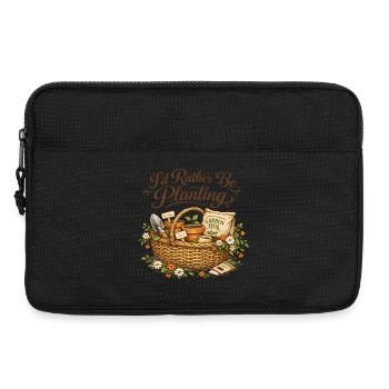 Ich bevorzuge Gardening Passion Vintage Garden - Laptoptasche 13" - Schwarz - Vorne