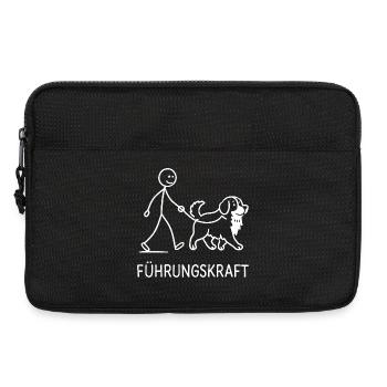 Berner Sennenhund Führungskraft Hundehalter Humor - Laptoptasche 13" - Schwarz - Vorne