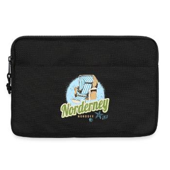 Norderney Ostfriesland Deutschland Insel Souvenir - Laptoptasche 13" - Schwarz - Vorne