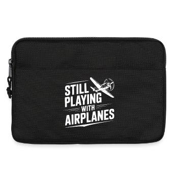Still Playing With Airplanes - Laptop bag 13" - black - Front