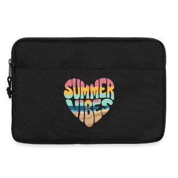 Summer Vibes - Laptop bag 13" - black - Front