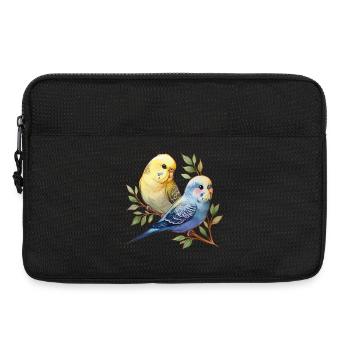 Budgies - Laptop bag 13" - black - Front