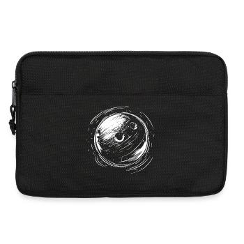 Sketch de la boule de bowling - Sacoche pour ordinateur portable 13 pouces - noir - Devant