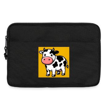 cow - Laptop bag 13" - black - Front