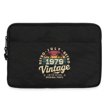 Vintage July 1979 Retro Limited Edition - Laptop bag 13" - black - Front
