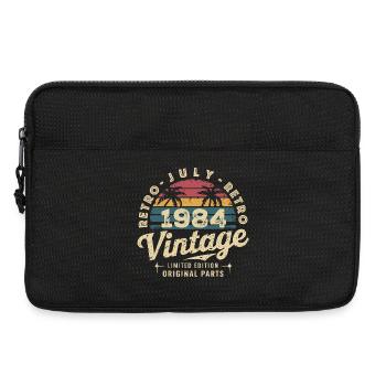 Vintage July 1984 Retro Limited Edition - Laptop bag 13" - black - Front