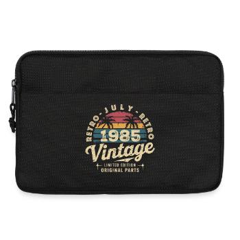 Vintage July 1985 Retro Limited Edition - Laptop bag 13" - black - Front
